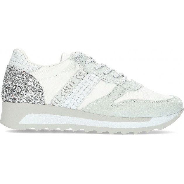 SNEAKERS CETTI IMBOTTITE C-847 WHITE