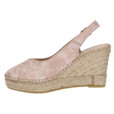 ESPADRILLES PIETRE AL CIOCCOLATO PUNTO ROSA