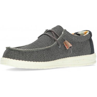 MOCASSINI DUDE WALLYKNIT BLACK_CHARCOAL