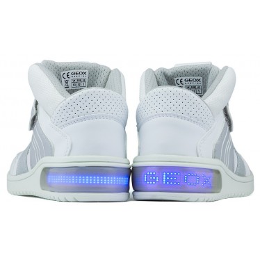 Booties Luci GEOX JR XLED BOY WHITE