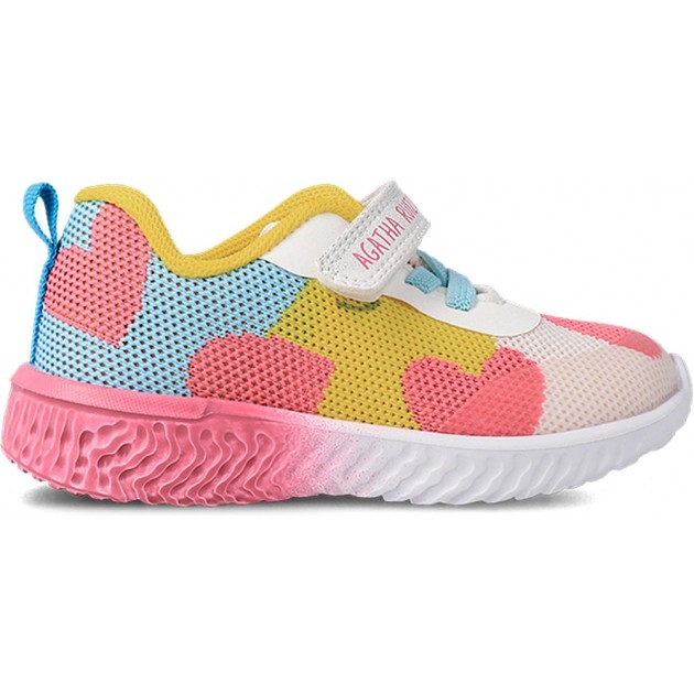AGATHA RUIZ DE LA PRADA SNEAKER CON CUORI 232920 MULTICOLOR AGATHA RUIZ DE LA PRADA SNEAKER CON CUORI 232920 MULTICOLOR