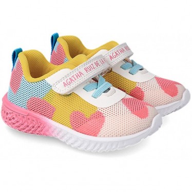 AGATHA RUIZ DE LA PRADA SNEAKER CON CUORI 232920 MULTICOLOR