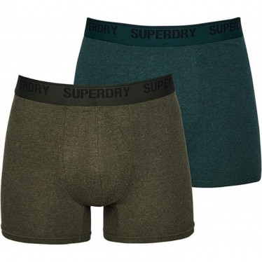 BOXER SUPERDRY M3110339 CONFEZIONE DOPPIA OLIVE