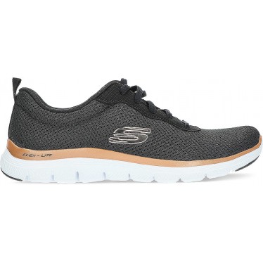 SKECHERS 149303 SNEAKER VISTA BRILLANTE BLACK_GOLD