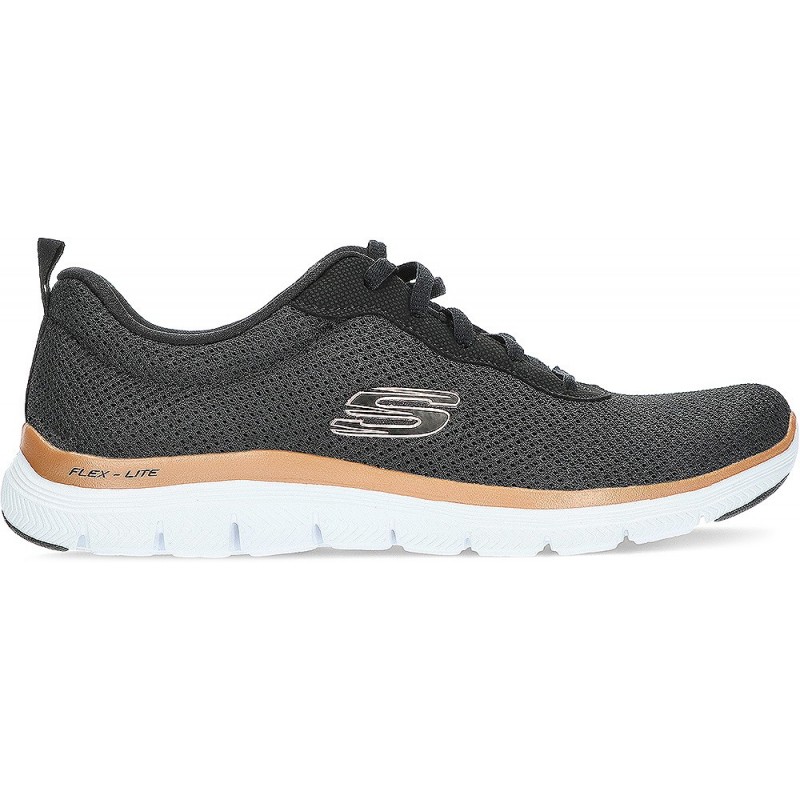 SKECHERS 149303 SNEAKER VISTA BRILLANTE BLACK_GOLD