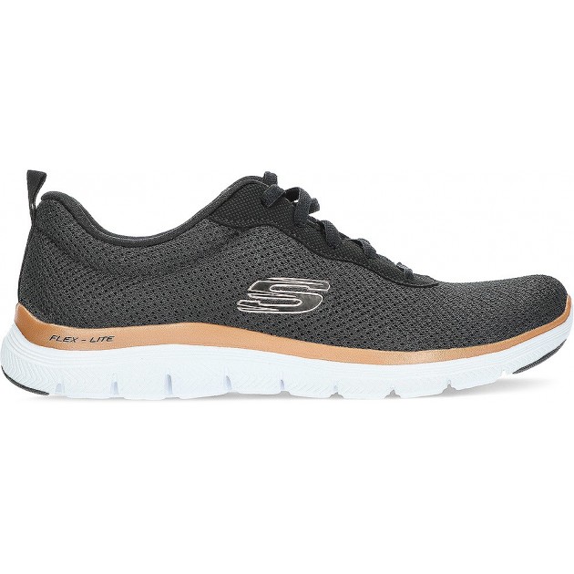 SKECHERS 149303 SNEAKER VISTA BRILLANTE BLACK_GOLD