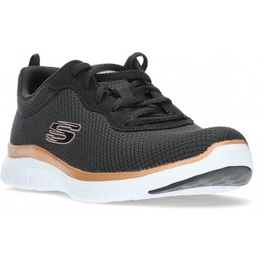 SKECHERS 149303 SNEAKER VISTA BRILLANTE BLACK_GOLD