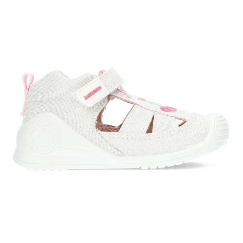 SANDALI IN TELA BIOMECANICS BABY 212213 BLANCO