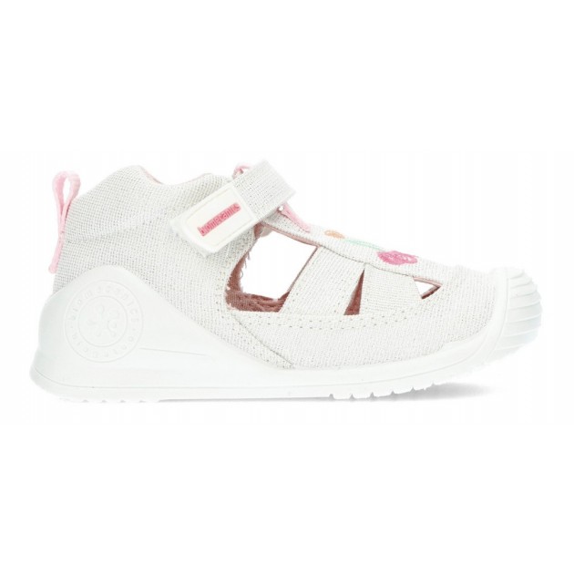 SANDALI IN TELA BIOMECANICS BABY 212213 BLANCO