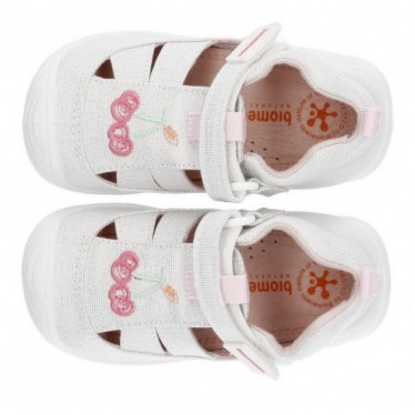 SANDALI IN TELA BIOMECANICS BABY 212213 BLANCO