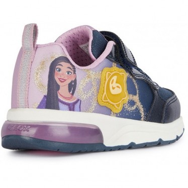 SNEAKERS GEOX WISH ASHA SPACECLUB J458VA CON LUCE NAVY_LAVENDER