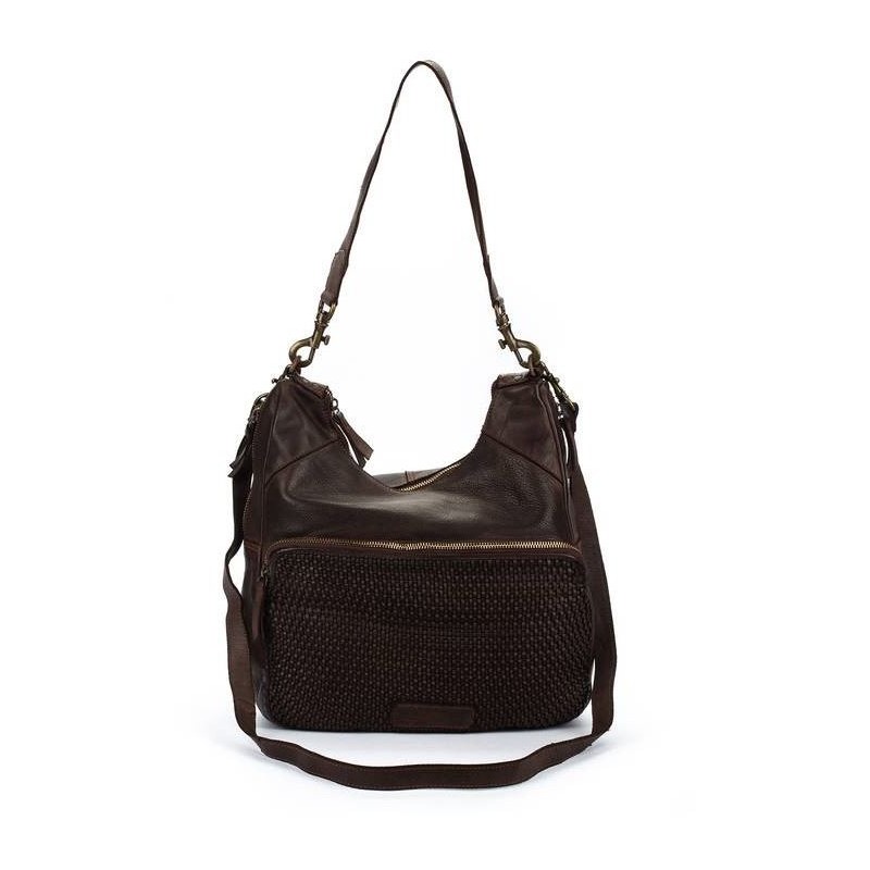 BORSA A TRACOLLA PIKOLINOS GABARDA WHA1005 BROWN