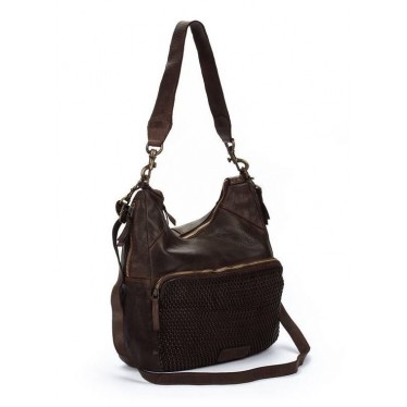 BORSA A TRACOLLA PIKOLINOS GABARDA WHA1005 BROWN