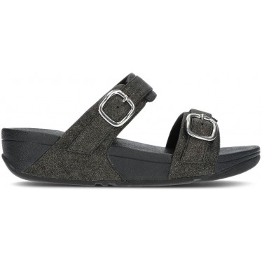 SANDALI FITFLOP LULU CURSORI REGOLABILI BLACK