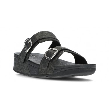 SANDALI FITFLOP LULU CURSORI REGOLABILI BLACK