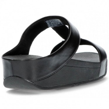 FITFLOP FINE SANDALI SCIVOLATE SCINTILLANTI BLACK