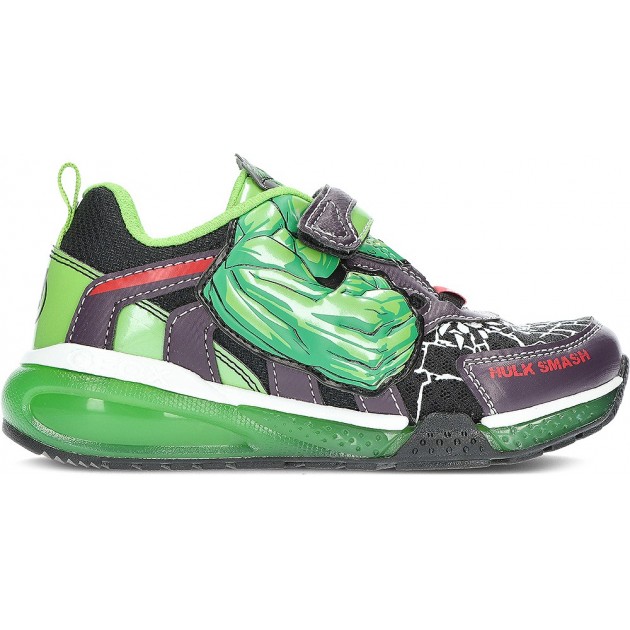 SNEAKERS GEOX HULK J35FEB AVENGERS GREEN