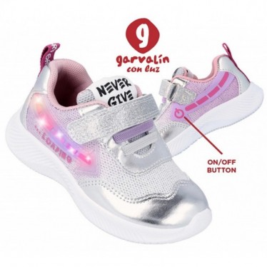 SNEAKER CON GARVALIN LEGGERO 231805 VEGAN PLATA
