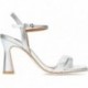 SCARPE CON TACCO ANGEL ALARCON CAROLE SILVER