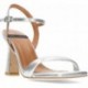 SCARPE CON TACCO ANGEL ALARCON CAROLE SILVER