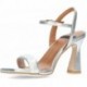 SCARPE CON TACCO ANGEL ALARCON CAROLE SILVER