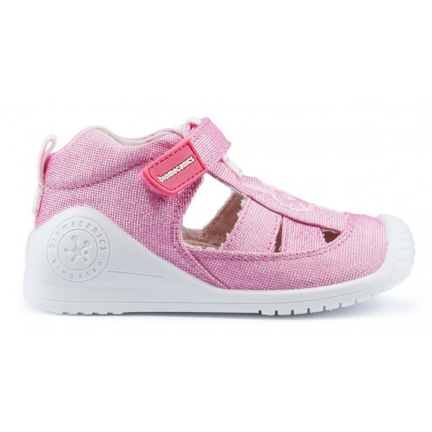 Sandali BIOMECANICS CANVAS BABY ANAIS FUCSIA