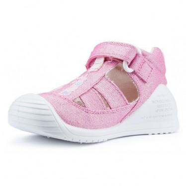 Sandali BIOMECANICS CANVAS BABY ANAIS FUCSIA