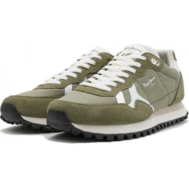 SPORTIVA PEPE JEANS PMS40005 STAMPA BRIT-ON M LAUREL_GREEN