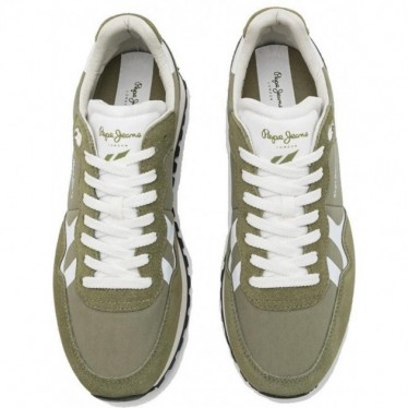 SPORTIVA PEPE JEANS PMS40005 STAMPA BRIT-ON M LAUREL_GREEN