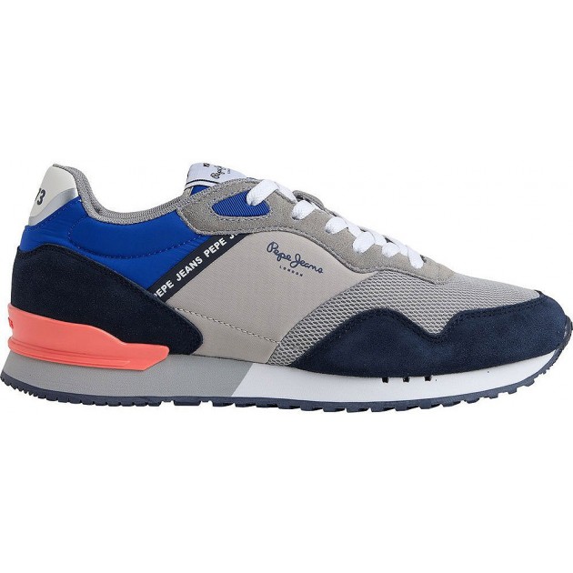 PEPE JEANS SNEAKERS LONDON ONE HERO PMS30931 GREY PEPE JEANS SNEAKERS LONDON ONE HERO PMS30931 GREY