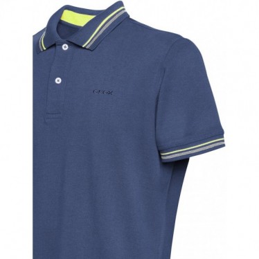 T-SHIRT E POLO GEOX ABBIGLIAMENTO M3511A BLUE