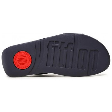 SANDALI FITFLOP FV6 LULU CIABATTE IN PELLE REGOLABILI MIDNIGHT_NAVY