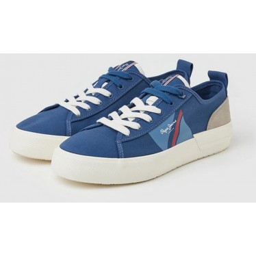 PEPE JEANS SNEAKERS ALLEN FLAG PMS30903 INDIGO