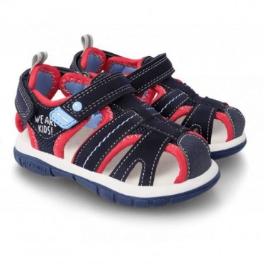 SANDALI CHIUSI GARVALIN 232805 NAVY_RED