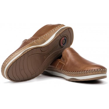 FLUCHOS F0814 HAVANA KENDAL MOCASIN UOMO CUERO_TOPO