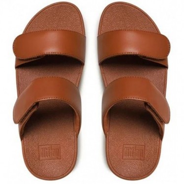 SANDALI FITFLOP FV6 LULU CIABATTE IN PELLE REGOLABILI LIGHT_TAN