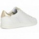 SNEAKERS GEOX JAYSEN LOW CUT D151BB WHITE_GOLD