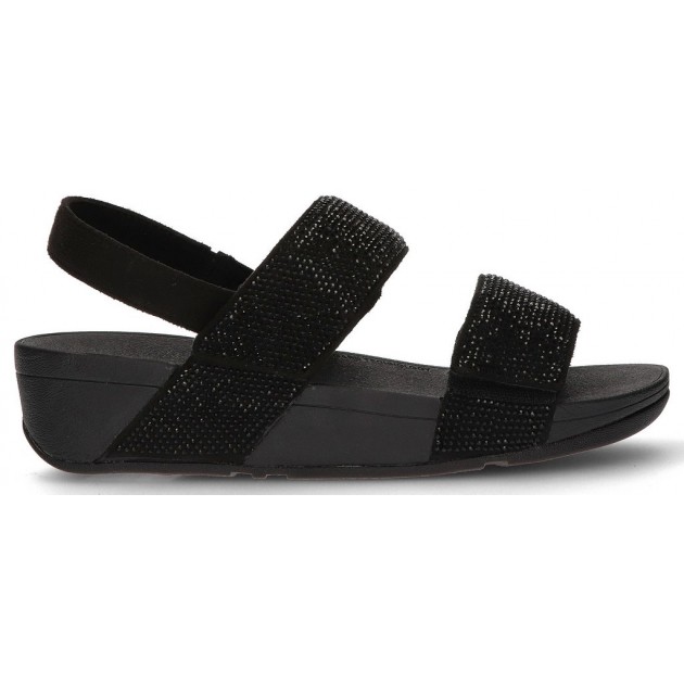 Sandali FITFLOP MINA CRYSTAL con cinturino posteriore NEGRO Sandali FITFLOP MINA CRYSTAL con cinturino posteriore NEGRO