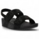 Sandali FITFLOP MINA CRYSTAL con cinturino posteriore NEGRO