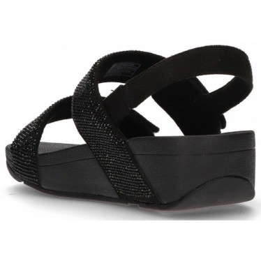 Sandali FITFLOP MINA CRYSTAL con cinturino posteriore NEGRO