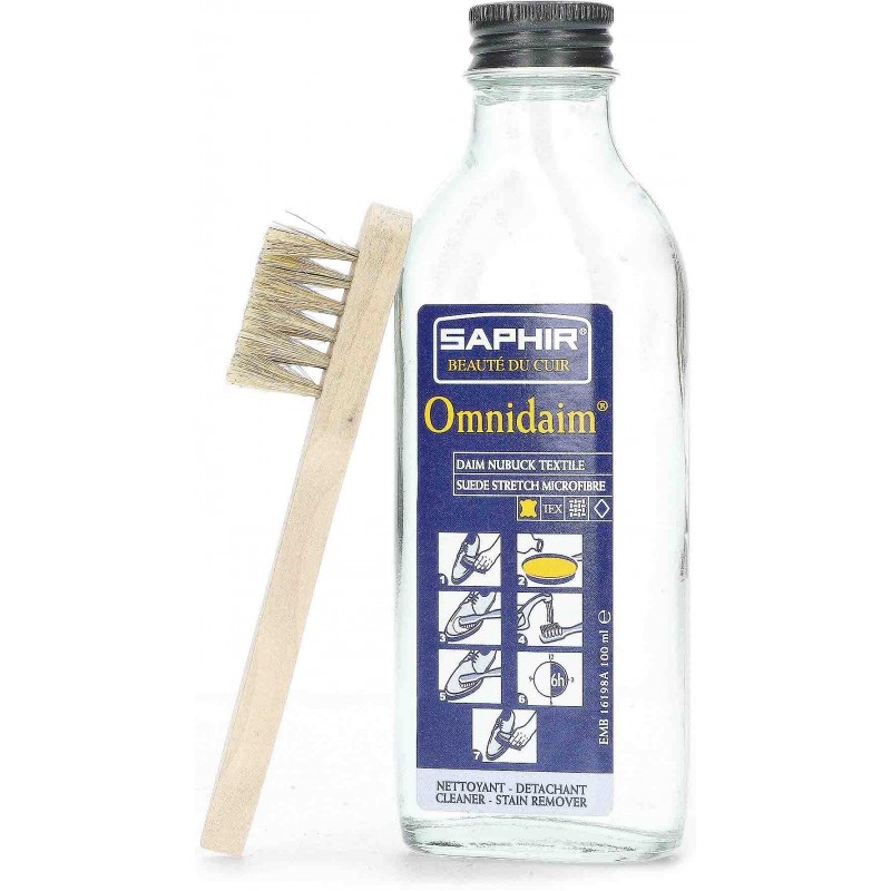 SAPHIR OMNIDAIM DETERGENTE PER CAMOSCIO E NABUK 100ML CON REFERENZA 16198A INCOLORO