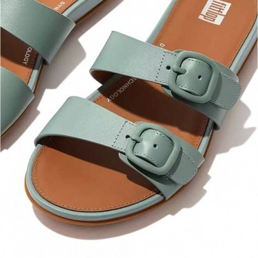 SANDALI FITFLOP GRACIE FV1 CON FIBBIA COOL_BLUE