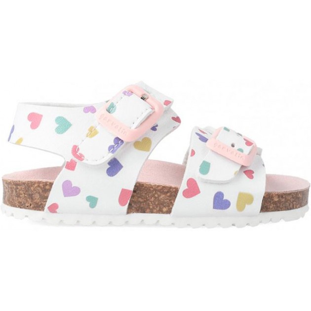 SANDALO GARVALIN 232434 CUORI METALLICI BLANCO SANDALO GARVALIN 232434 CUORI METALLICI BLANCO