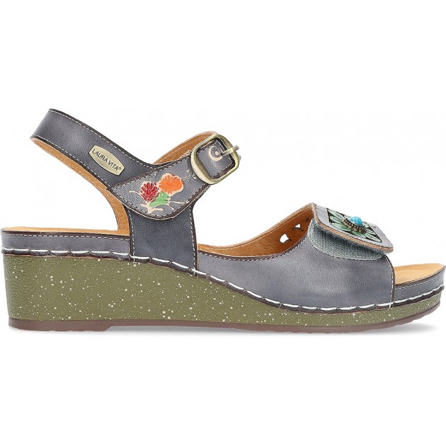 LAURA VITA SANDALI FACSCINEO1123 GRIS_FLORAL LAURA VITA SANDALI FACSCINEO1123 GRIS_FLORAL