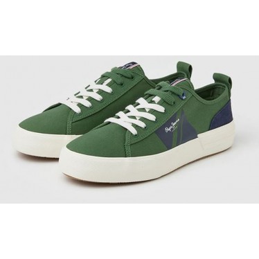 PEPE JEANS SNEAKERS ALLEN FLAG PMS30903 OLIVE