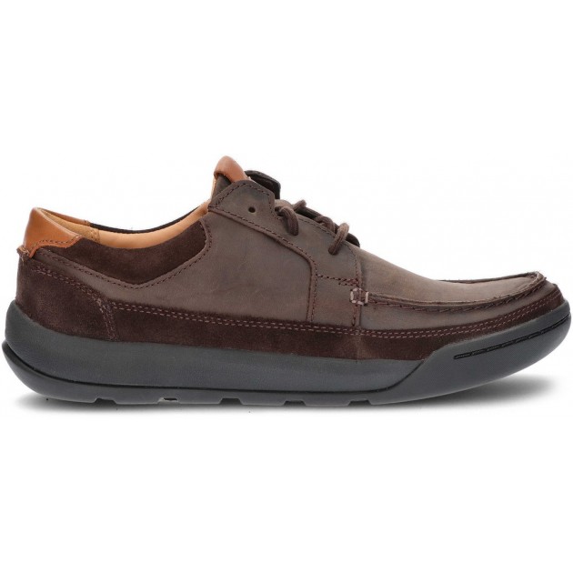 SCARPE CLARKS ASHCOMBE DARK_BROWN SCARPE CLARKS ASHCOMBE DARK_BROWN