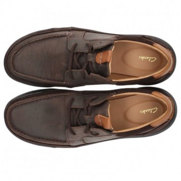 SCARPE CLARKS ASHCOMBE DARK_BROWN