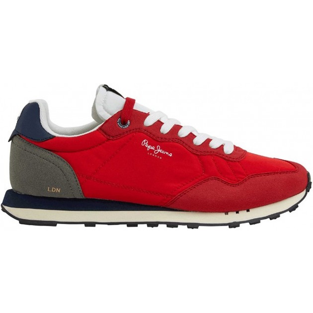 PEPE JEANS NATCH SNEAKERS UOMO PMS30945 RED PEPE JEANS NATCH SNEAKERS UOMO PMS30945 RED