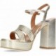 SCARPE CON TACCO ANGEL ALARCON AMBRA PLATINO