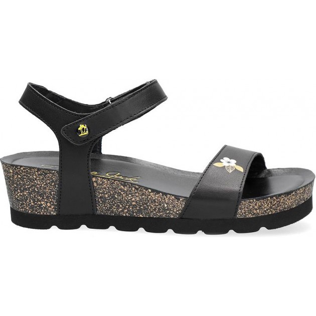 SANDALI PANAMA JACK CAPRI BLOSSON BLACK_B1